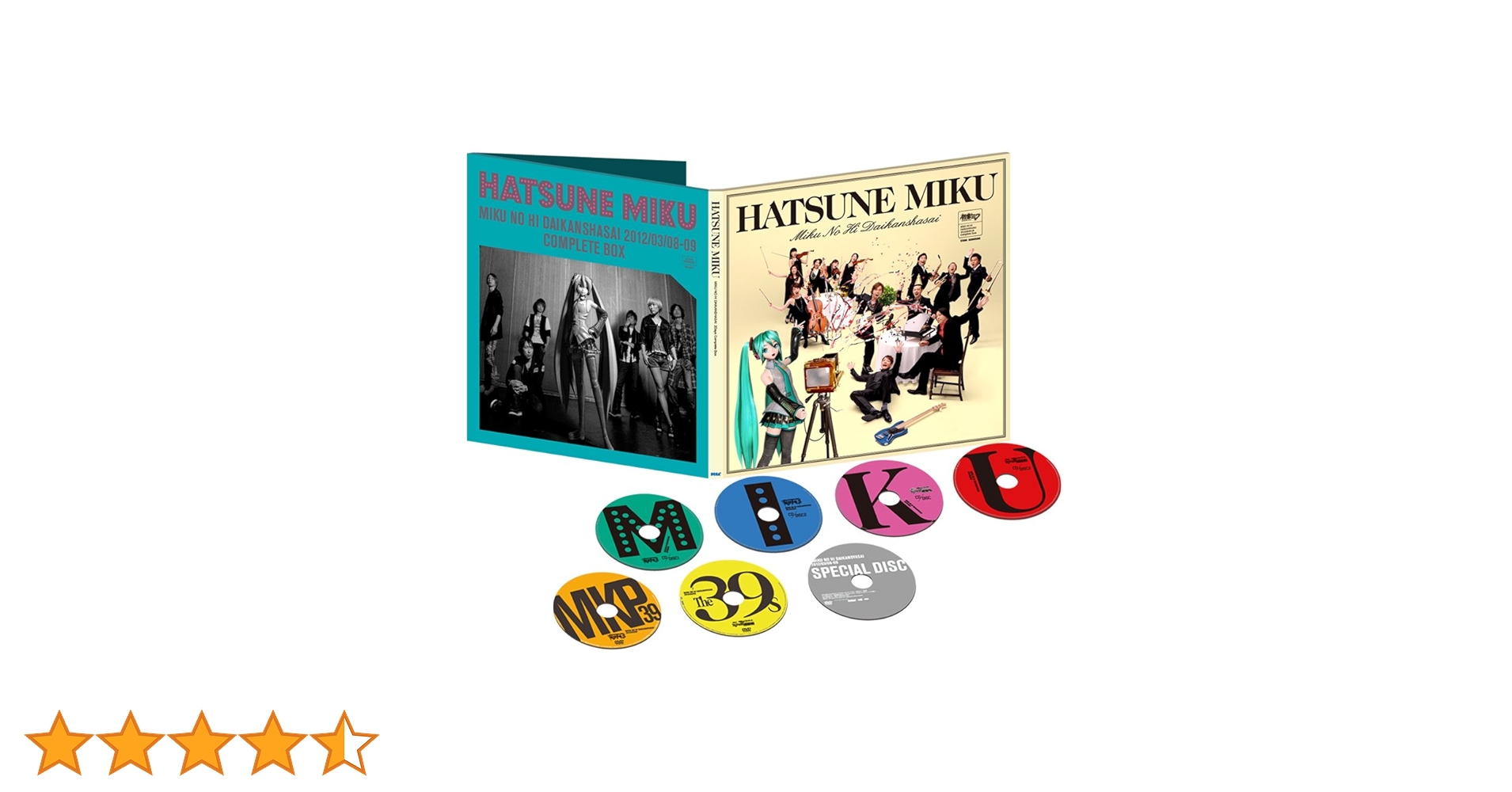 初音ミクミクの日大感謝祭 2Days  コンプリートBOX〈初回受注生産限定盤… 初音ミク/ミクの日大感謝祭 2Days コンプリートBOX〈初回受注